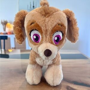 Build A Bear Skye Plush With Pink Collar